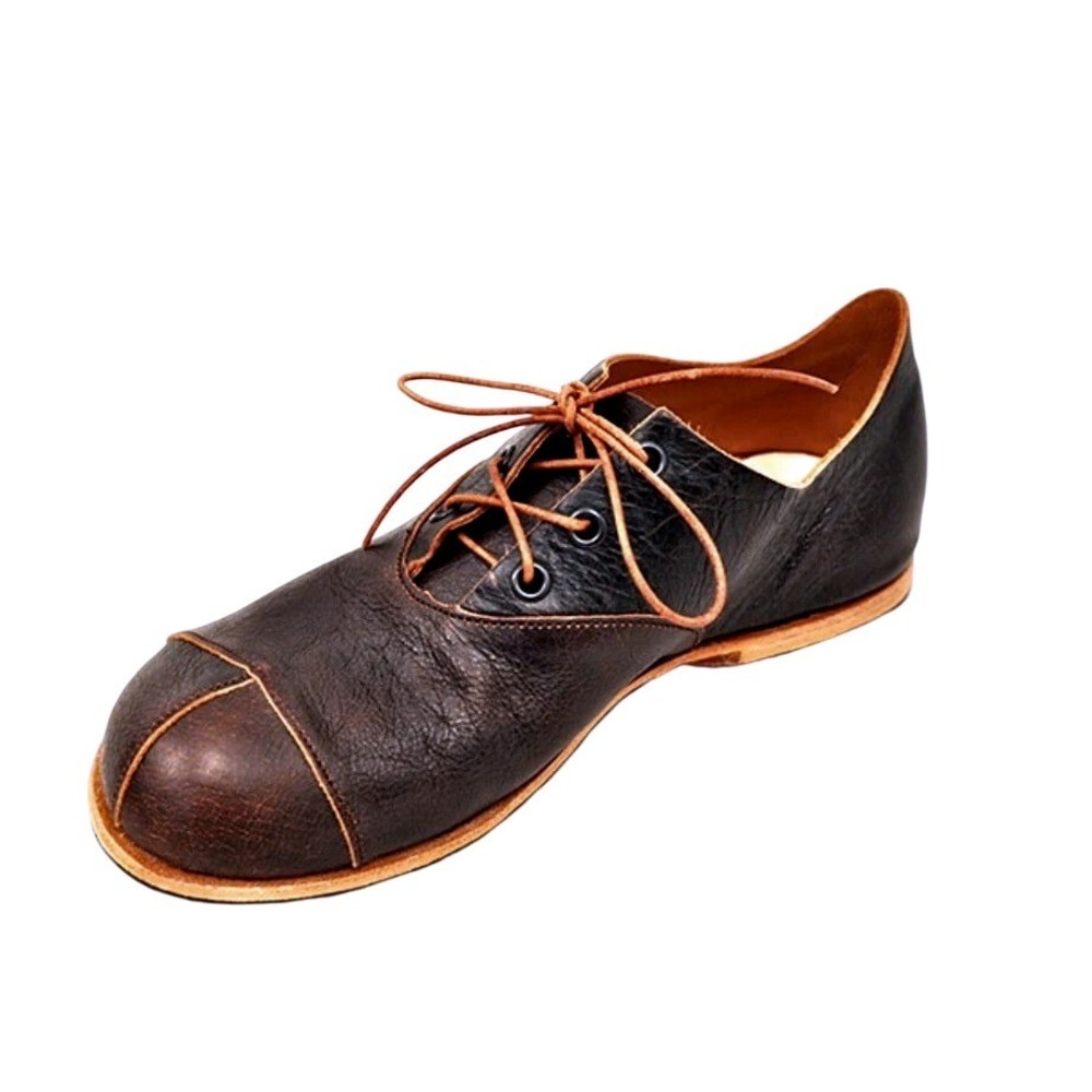 Cydwoq Wolf Womens Brown Leather Lace Up Oxfords Shoes Size‎ 36 Hand Made USA 6